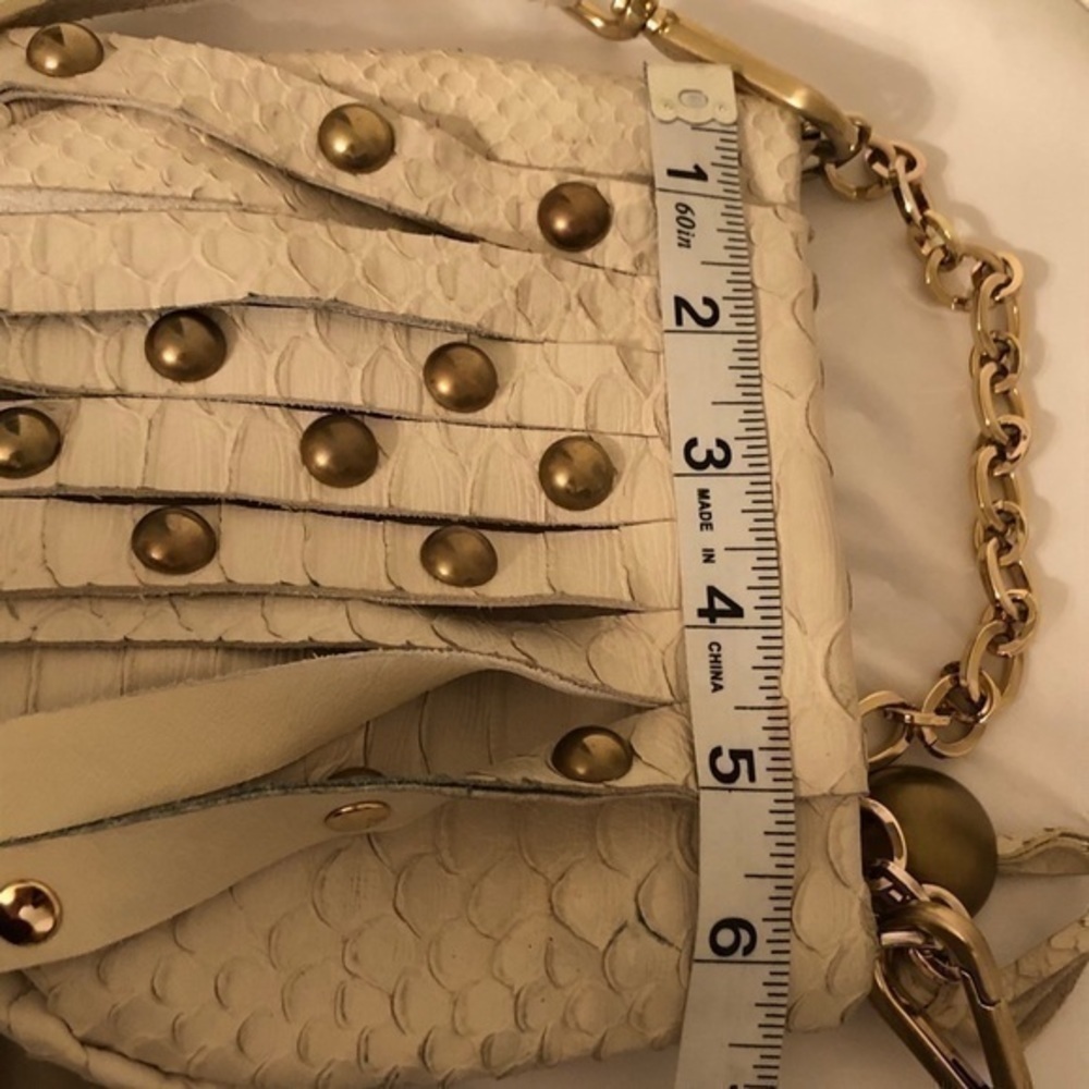 Furla embossed leather hanging grommets crossbody - Picture 11 of 11